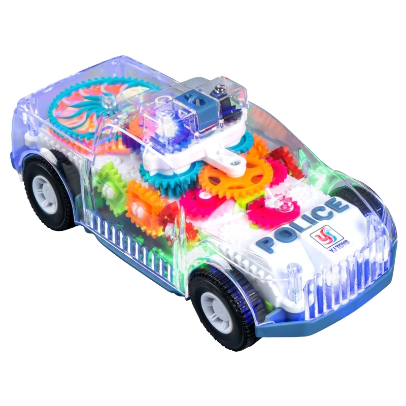 Colorful LED Moving Gear Car Toy - Image 2