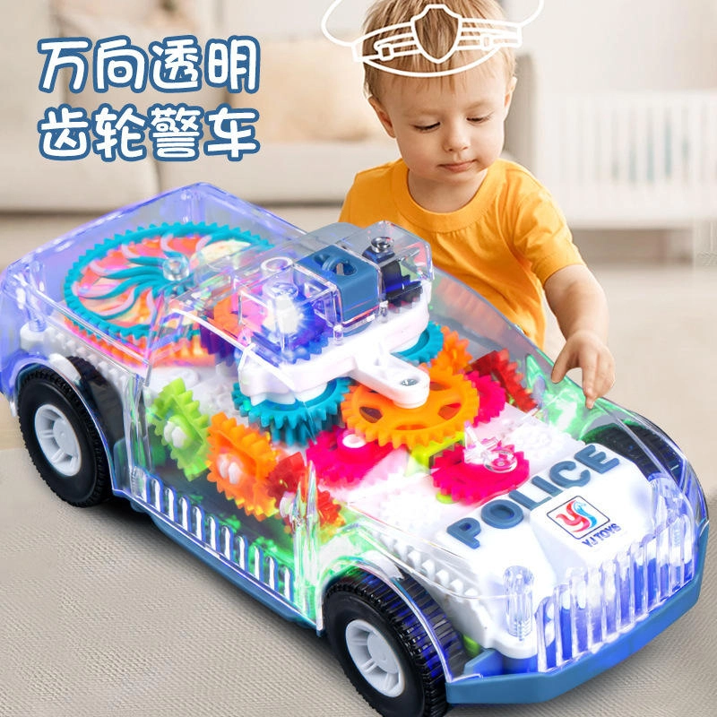 Colorful LED Moving Gear Car Toy - Image 5