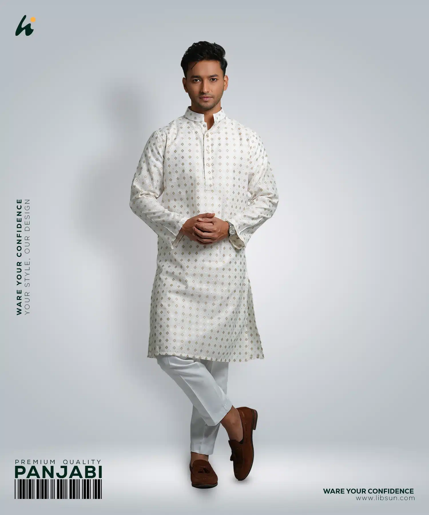 LP07 - Mens Premium Panjabi - Image 2