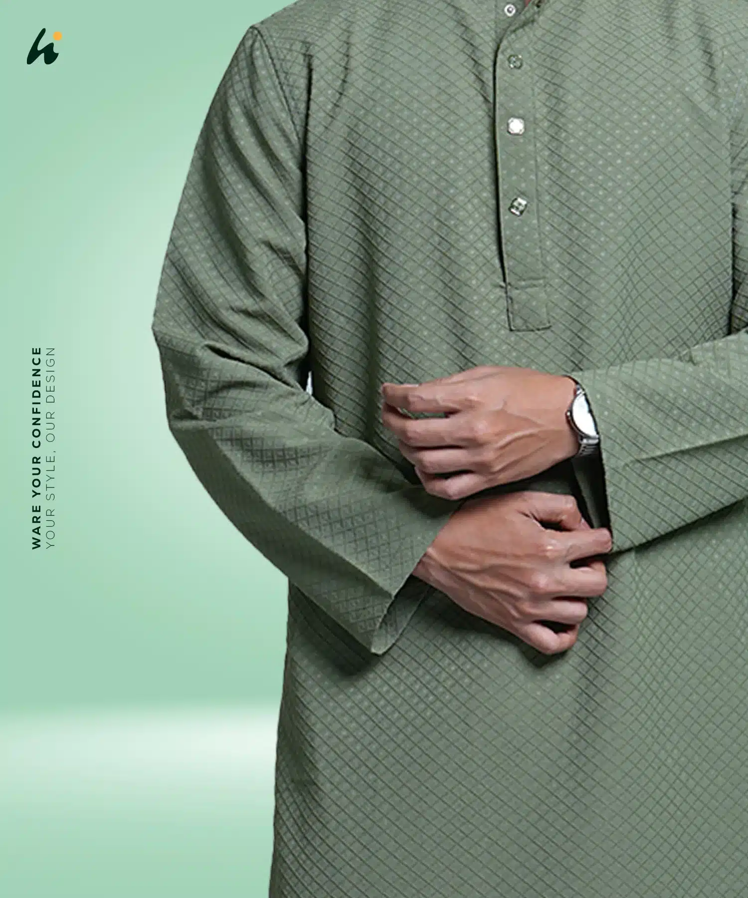 LP09 - Mens Premium Panjabi - Image 3