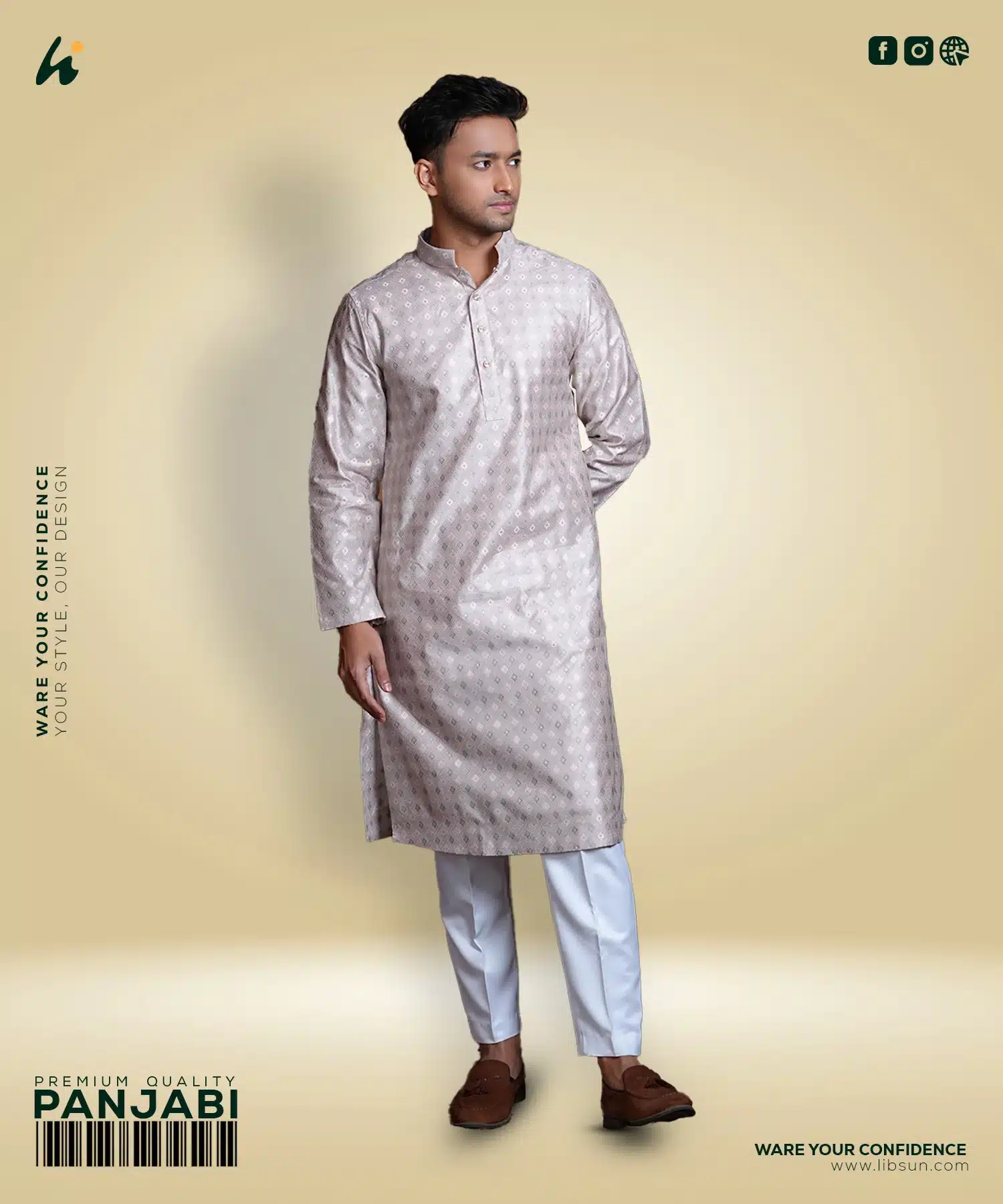 LP10 - Mens Premium Panjabi - Image 2