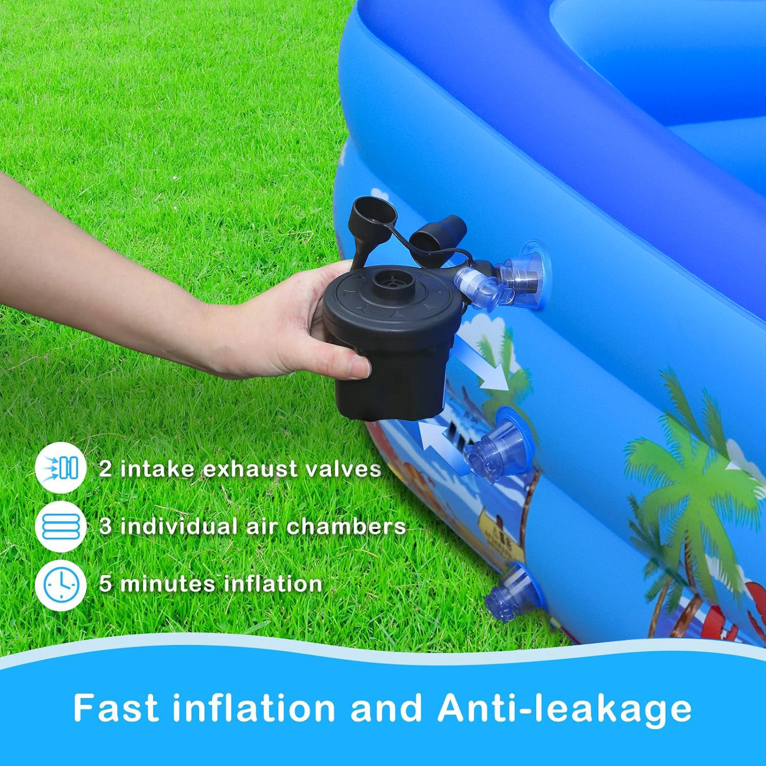 Portable Water Swimming Pool for Kids and Adults - Image 4