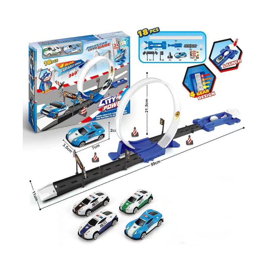 Stunt Circular Track Toy Racing Sets - Image 3