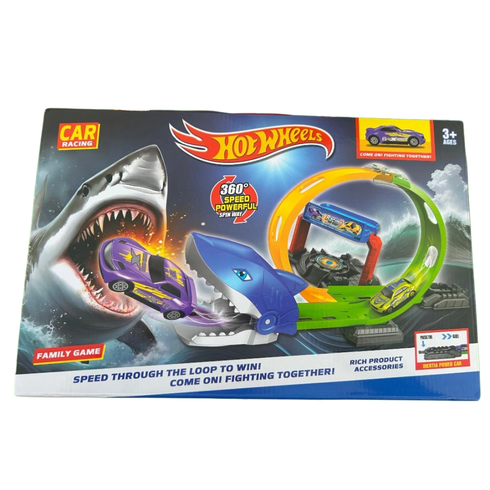 Hot Wheels Shark Attack Car Track Set - Image 3