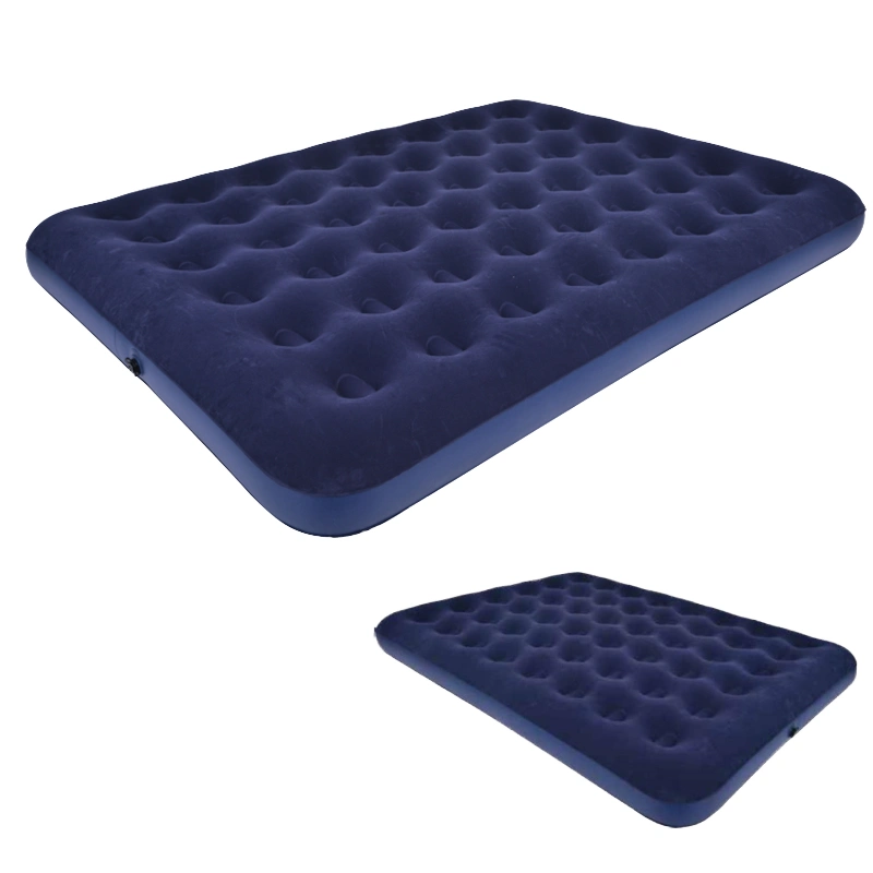 King Size Portable Flocked Air Mattress Bed - Image 2